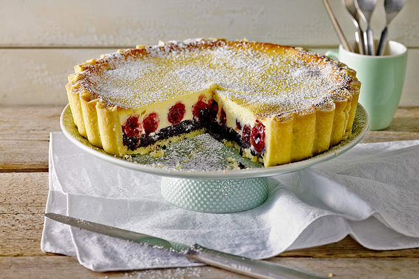 Mohn - Käsekuchen mit Kirschen von krikri | Chefkoch Mohn - Käsekuchen mit Kirschen von krikri | Chefkoch