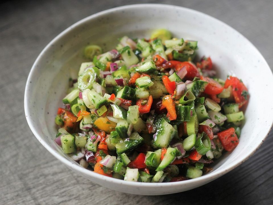 Israelischer Salat von Annelore| Chefkoch
