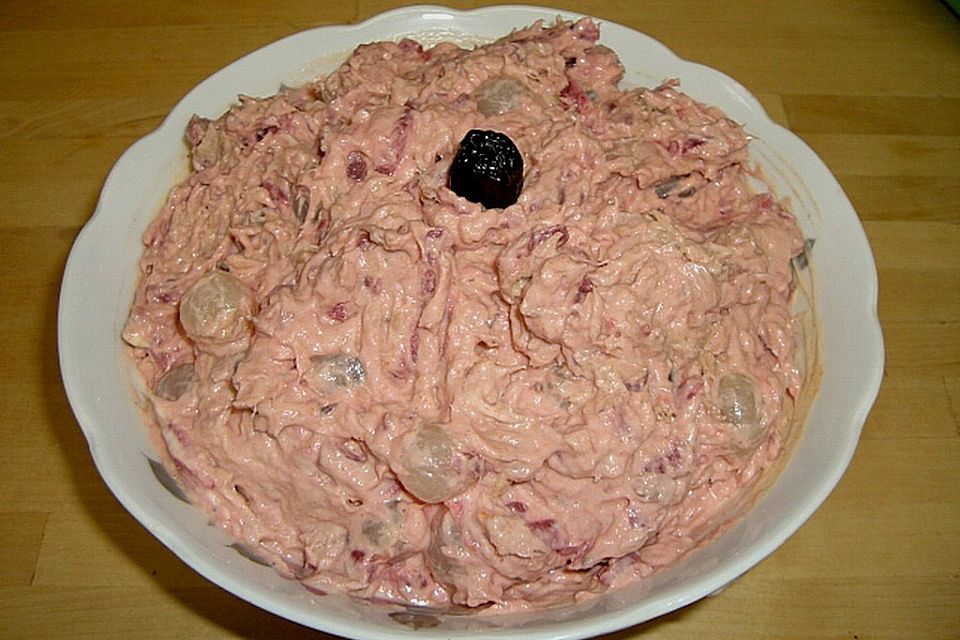 Thunfischsalat mit Rote Bete und Perlzwiebeln