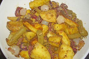 Würziger Kartoffelsalat mit Dressing