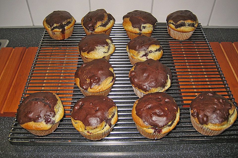 Donauwellen - Muffins