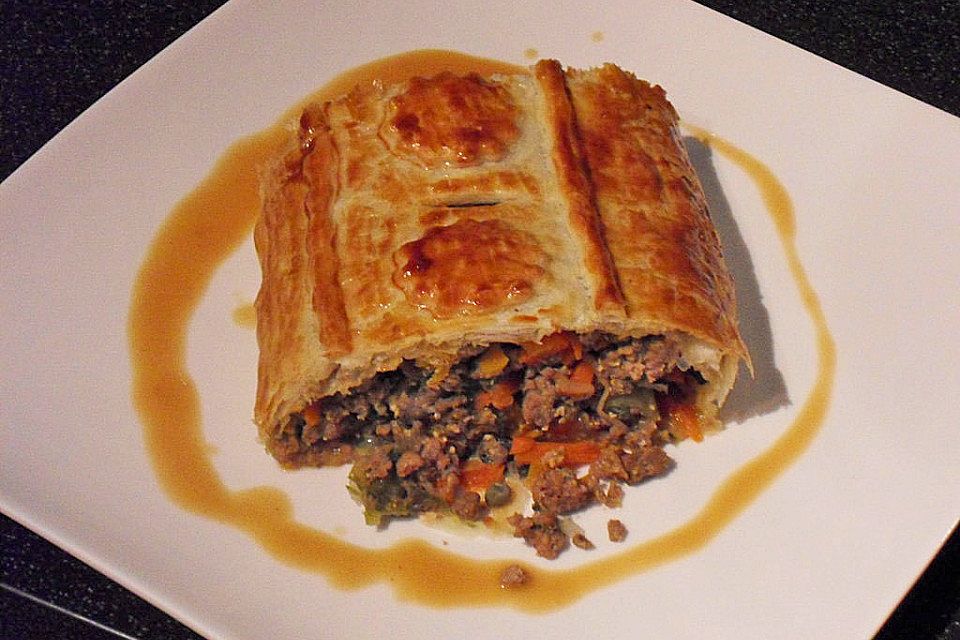 Blätterteig - Hackbraten Blätterteig - Hackbraten