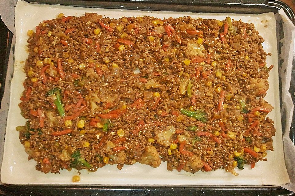 Blätterteig - Hackbraten Blätterteig - Hackbraten