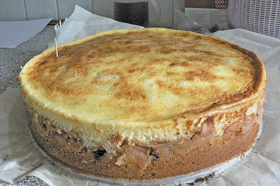 Apfelkuchen mit Rahmguss