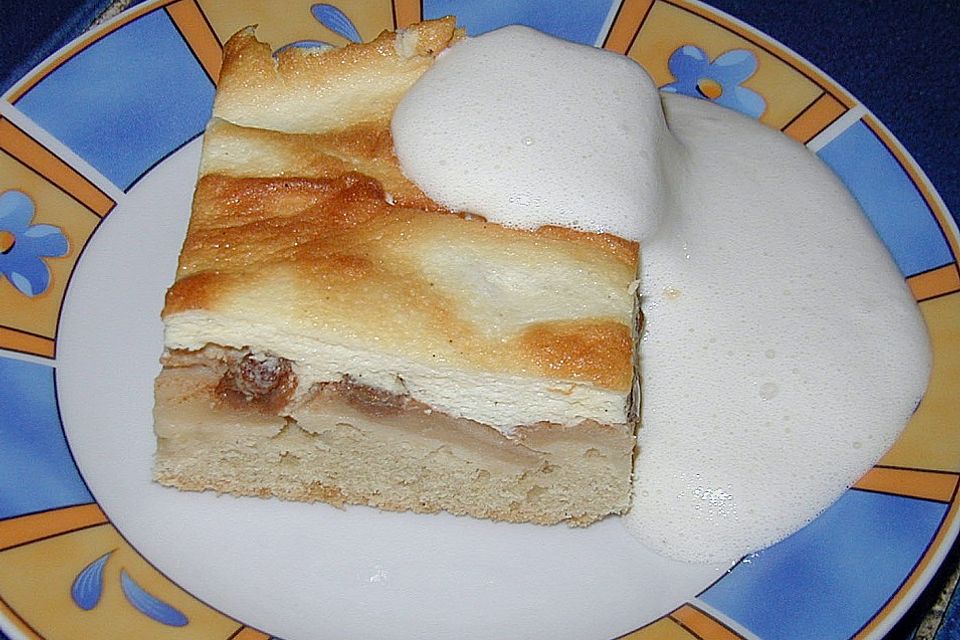 Apfelkuchen mit Rahmguss