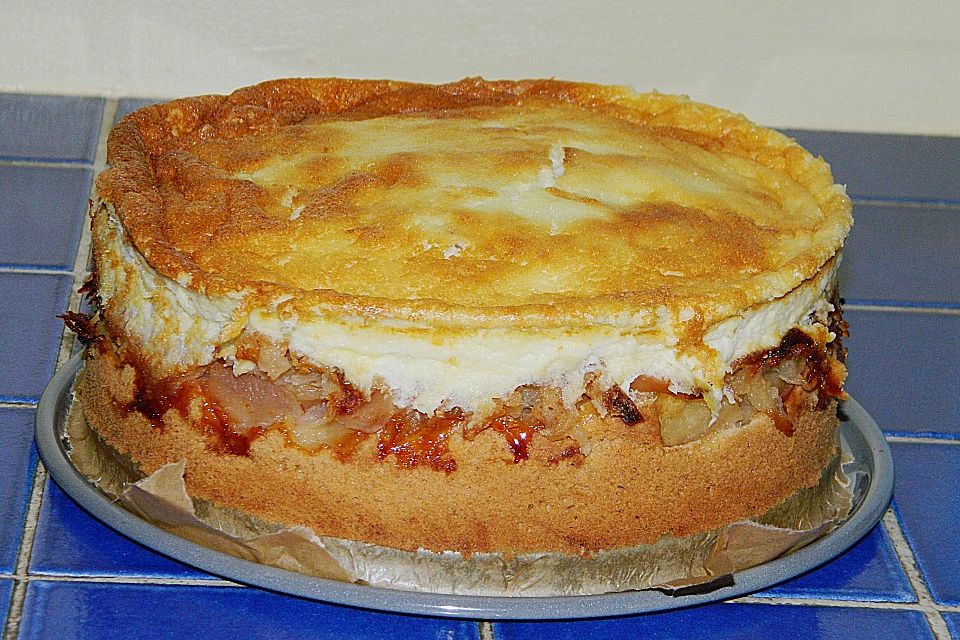 Apfelkuchen mit Rahmguss