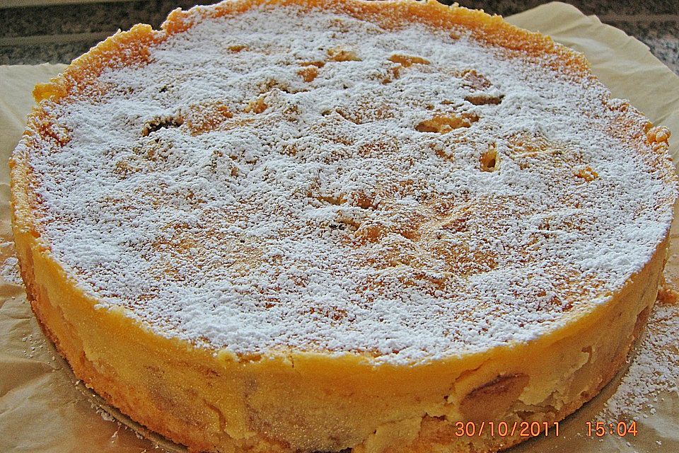 Apfelkuchen mit Rahmguss