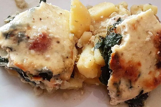Spinat-Kartoffel Gratin von Turandot| Chefkoch