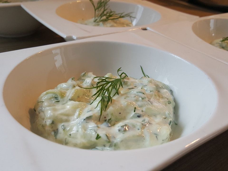 Gurkensalat mit Dill von dieter1954 | Chefkoch