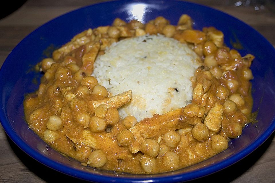 Kichererbsencurry mit Kokos