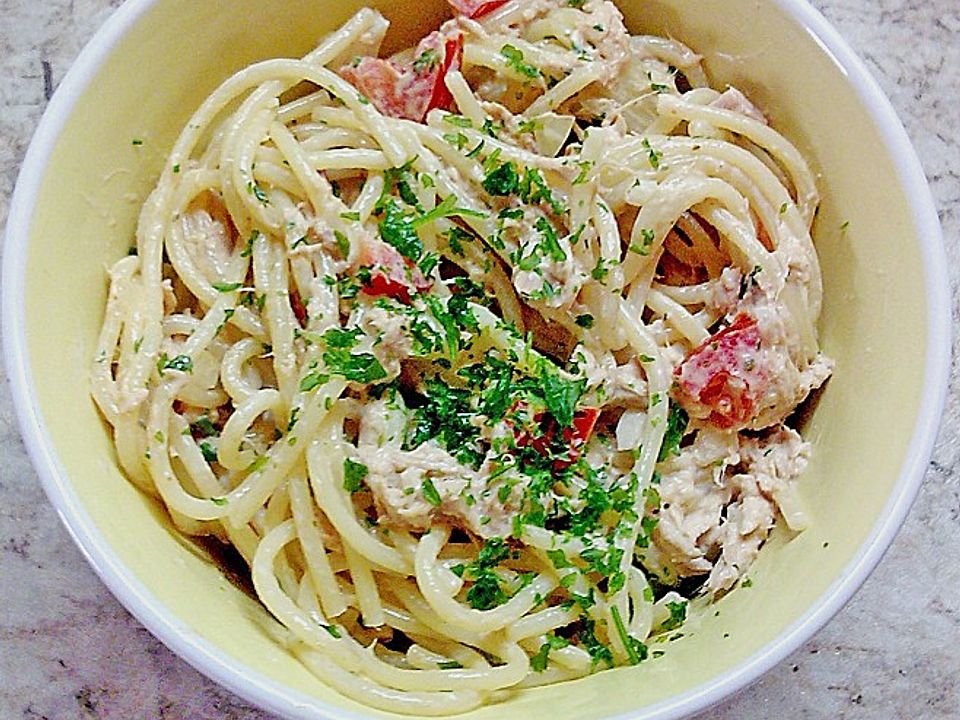 Spaghetti-Thunfisch-Salat von *Kristina* | Chefkoch