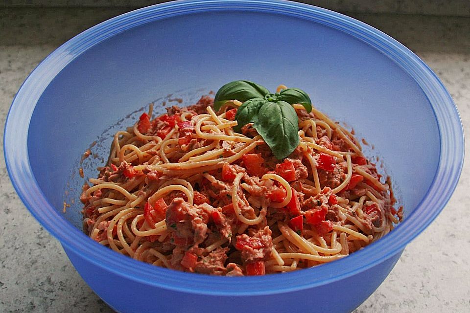 Spaghetti-Thunfisch-Salat