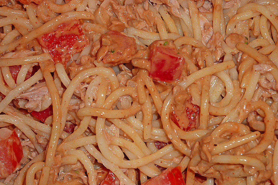 Spaghetti-Thunfisch-Salat