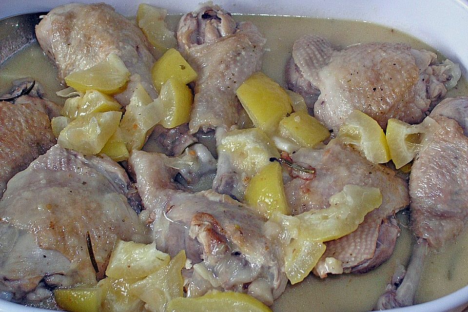 Zitronenhähnchen