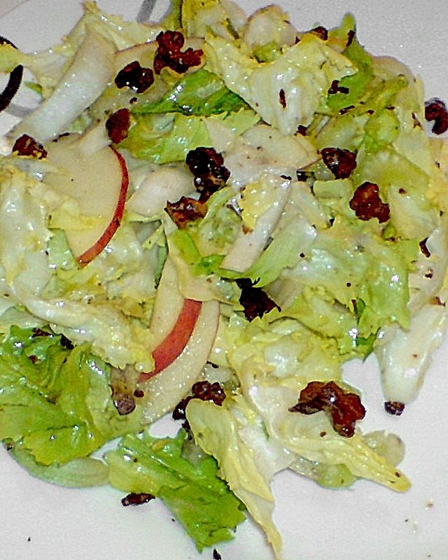 Endivien - Chicoree - Salat mit Apfel und Nüssen