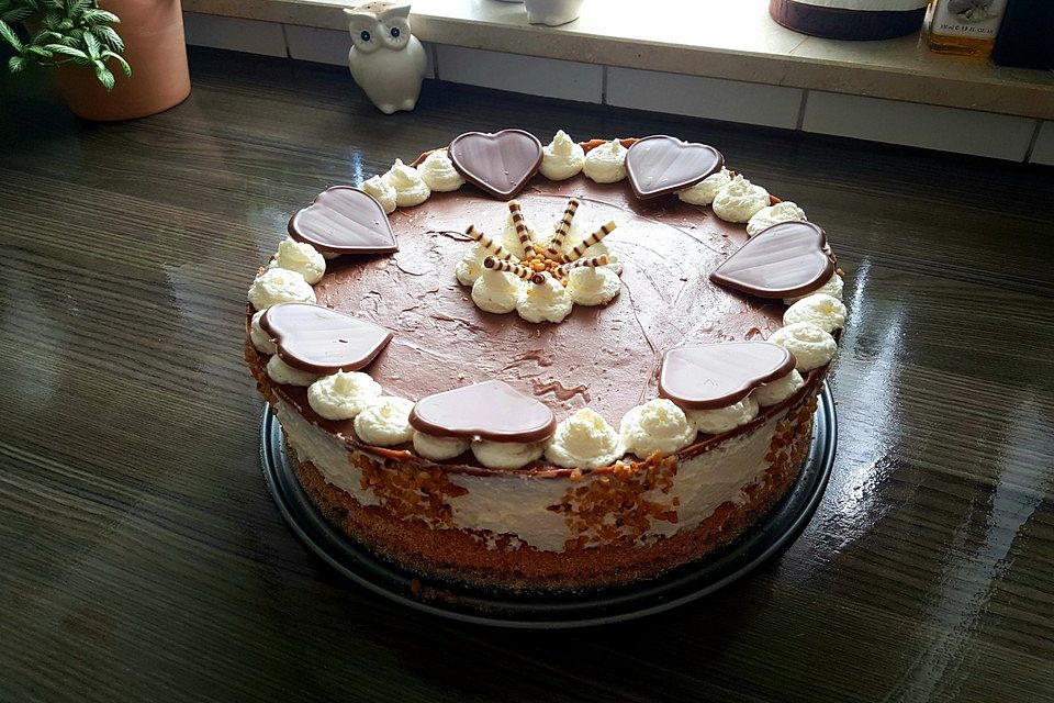 Milka - Herzen - Torte