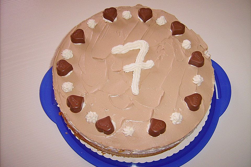 Milka - Herzen - Torte