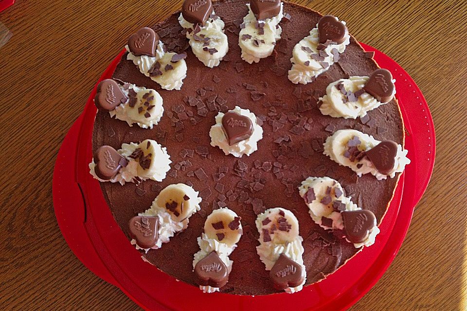 Milka - Herzen - Torte