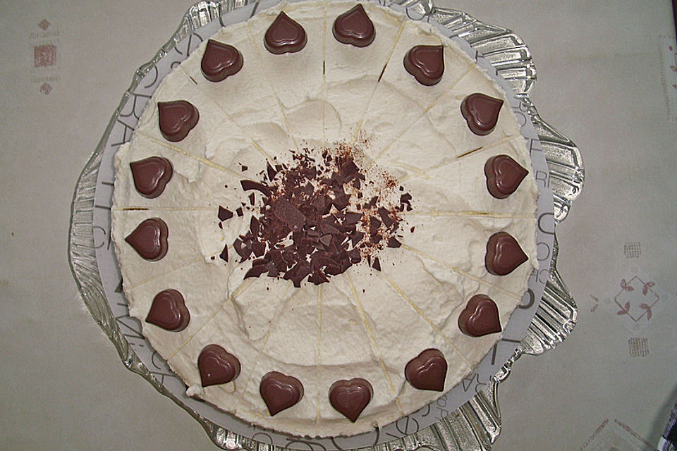 Milka - Herzen - Torte