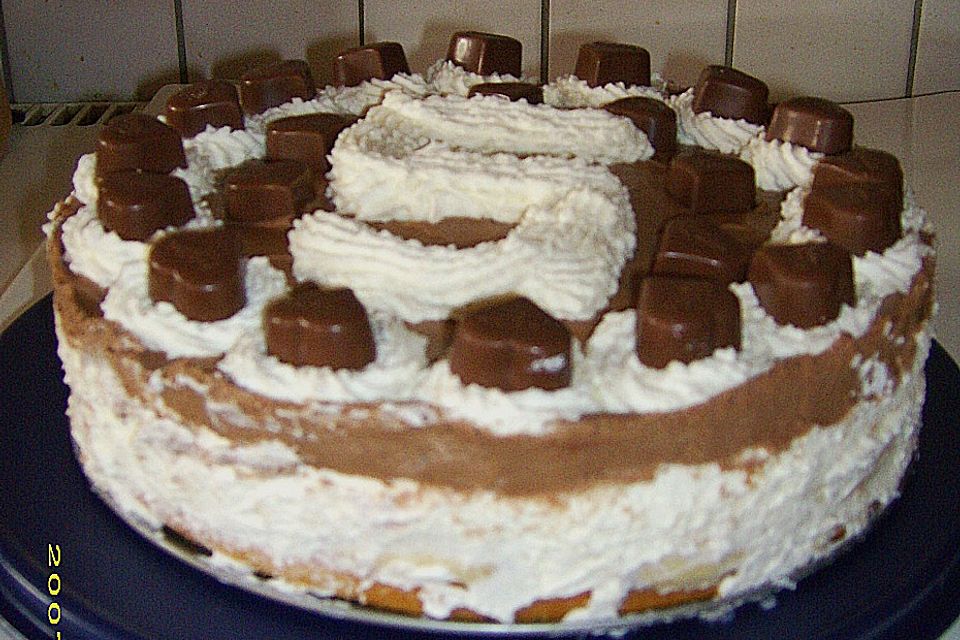 Milka - Herzen - Torte