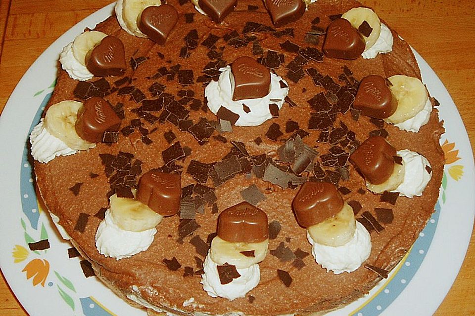 Milka - Herzen - Torte