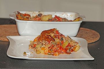 Kartoffel Paprika Tomaten Auflauf Von Binebaer Chefkoch 