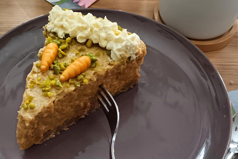 Karamellisierte Möhren - Sahne - Torte