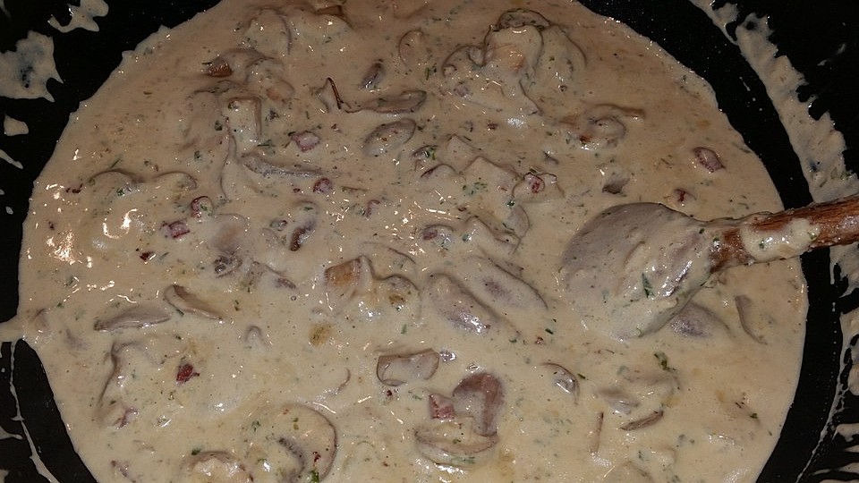 Champignon Sahne Sauce Von Feuermohn Chefkoch