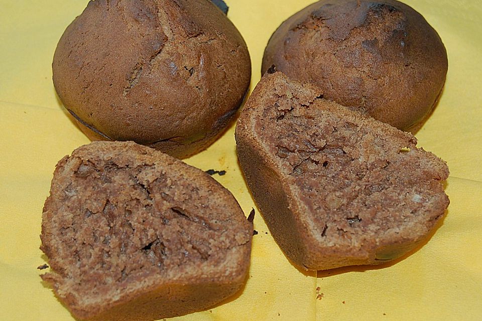 Schokoladen - Nuss - Muffins