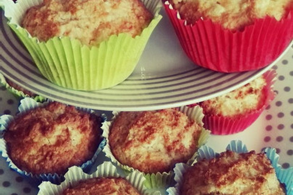 Weiße Schokoladen - Macadamia - Muffins