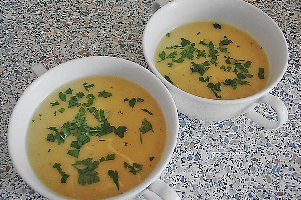 Kartoffel - Kürbis - Cremesuppe