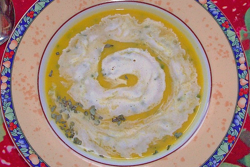 Kartoffel - Kürbis - Cremesuppe