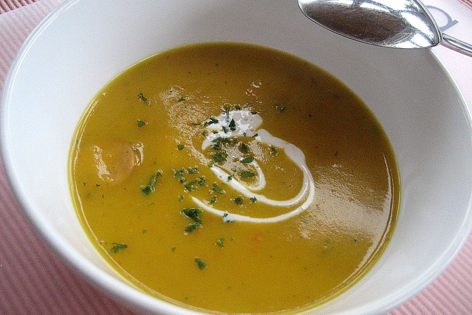 Kartoffel - Kürbis - Cremesuppe