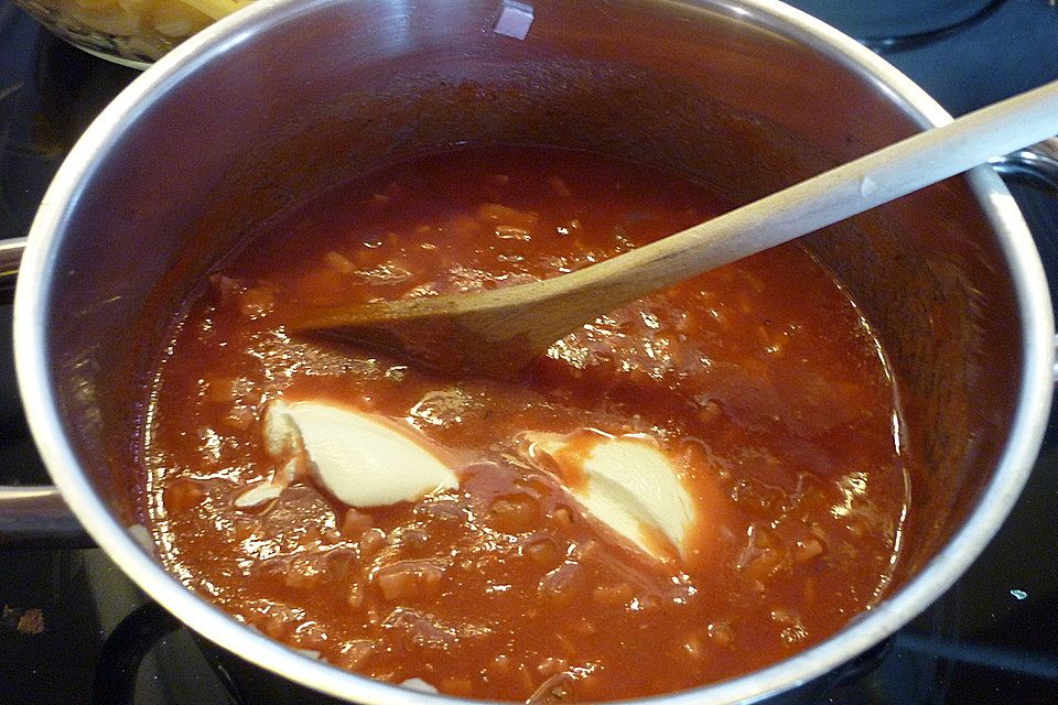 Tomaten - Sahne - Auflauf