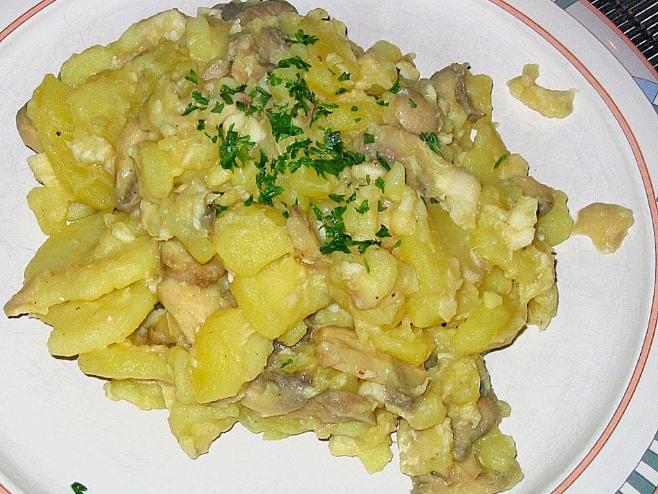 Fischpfanne mit Champignons von gabi63| Chefkoch Fischpfanne mit Champignons von gabi63| Chefkoch