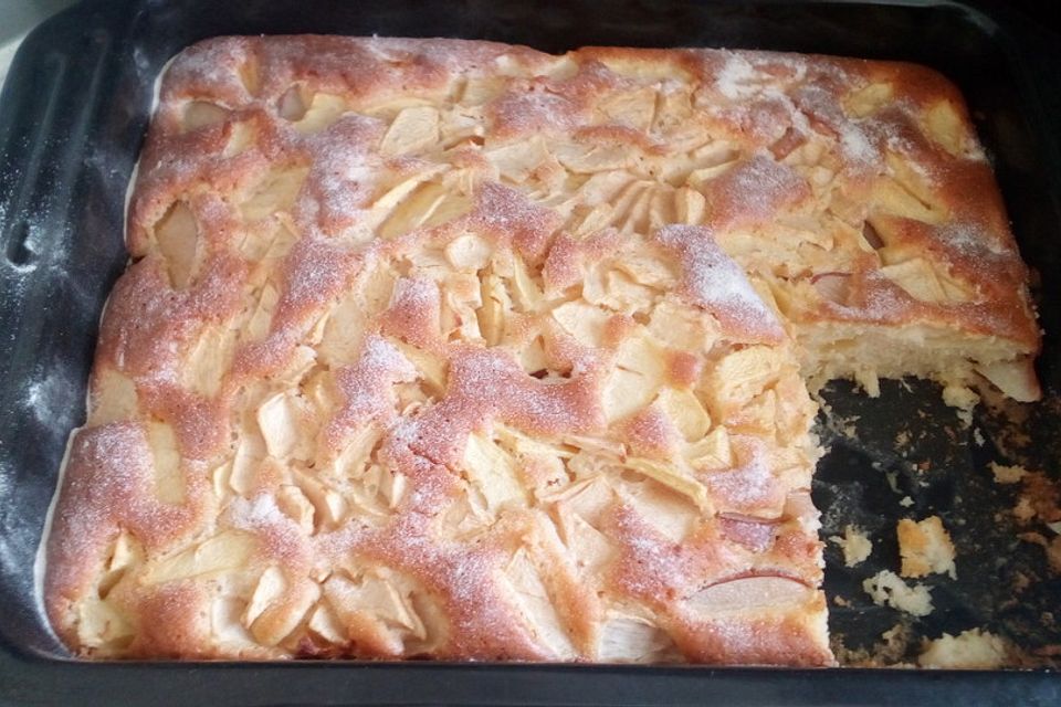 Apfelkuchen schnell und einfach Apfelkuchen schnell und einfach