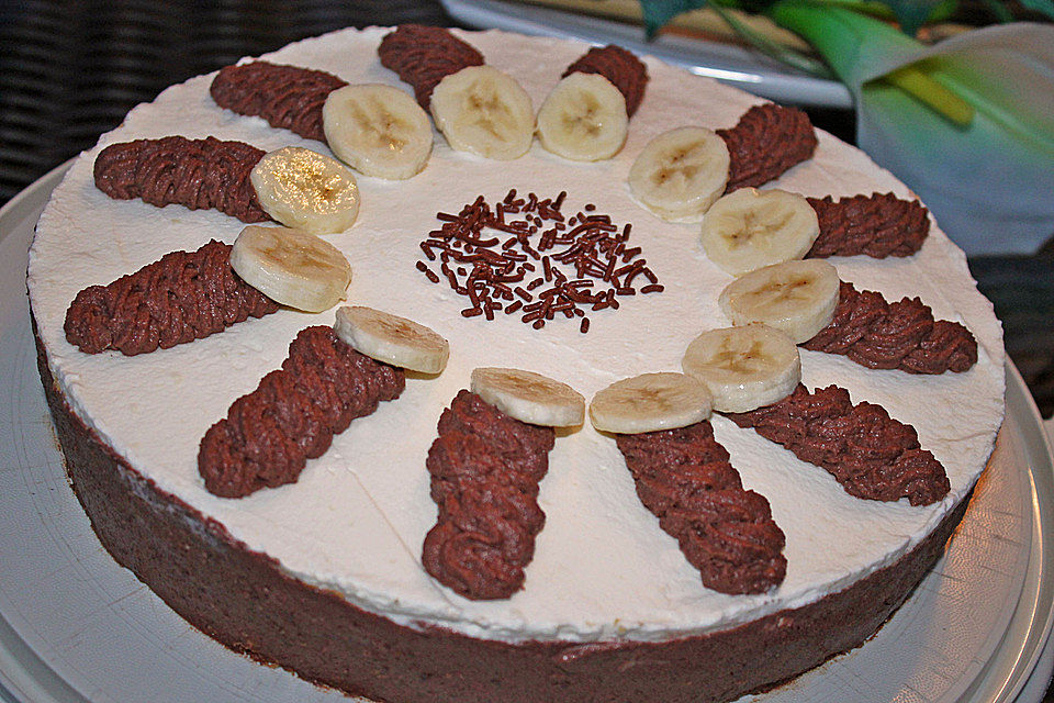 Bananen - Schoko - Torte