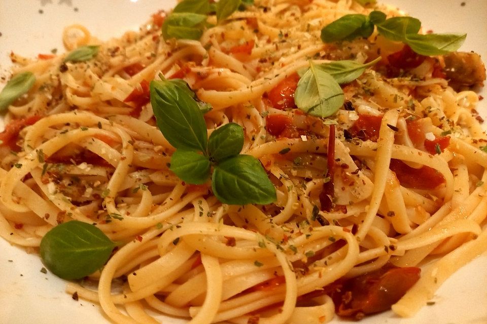 Spaghetti al olio