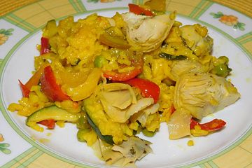 Vegetarische Paella Von Cappuccino Chefkoch 