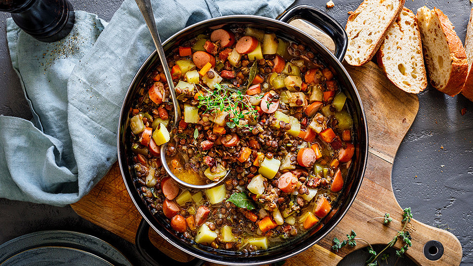 Klassischer-Linseneintopf