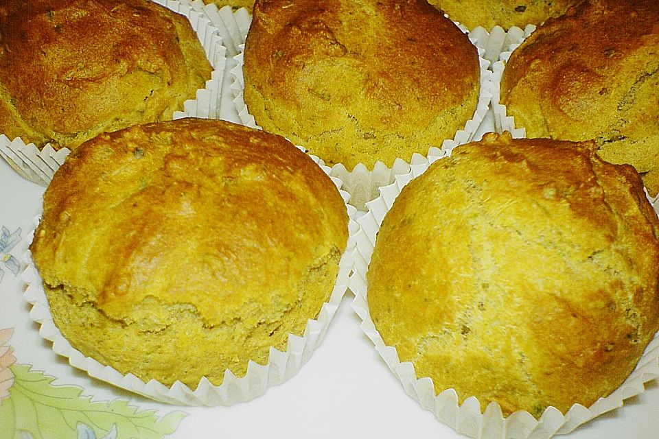 Dinkel - Kräuter - Muffins