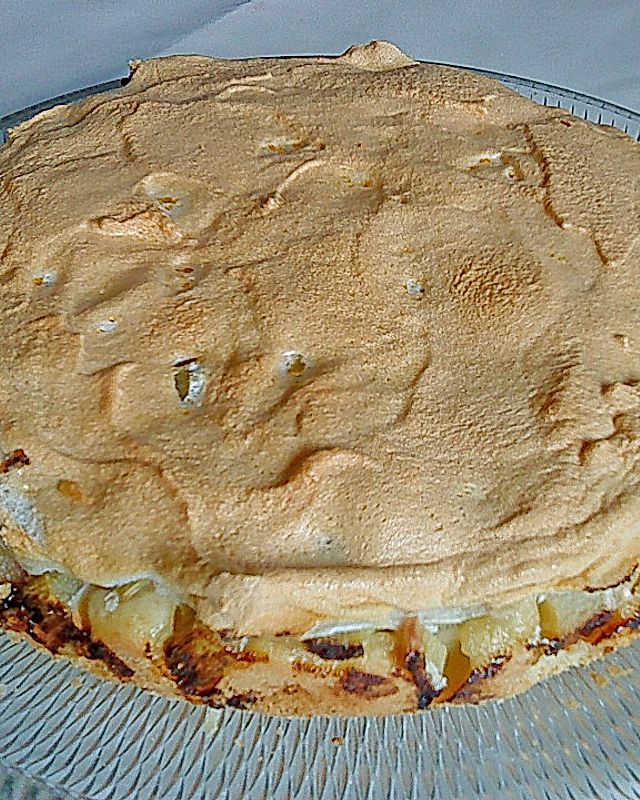 Rhabarber - Baiser - Torte