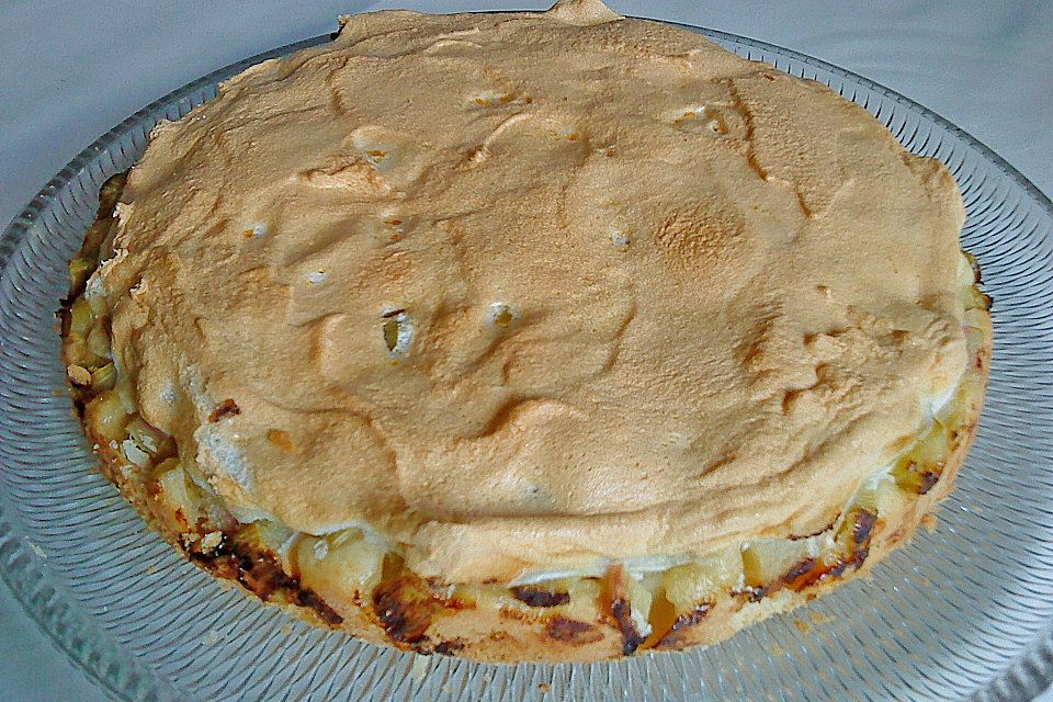 Rhabarber - Baiser - Torte