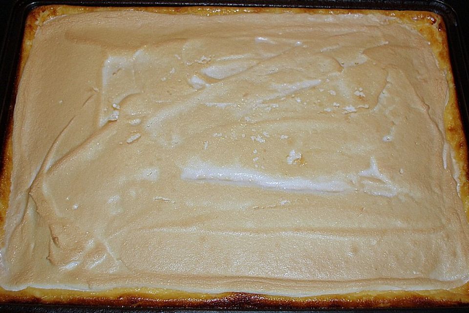 Käsekuchen vom Blech