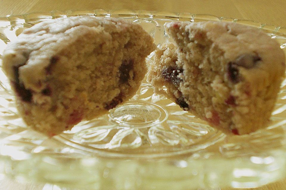 Weiße Schokolade - Beeren - Muffins