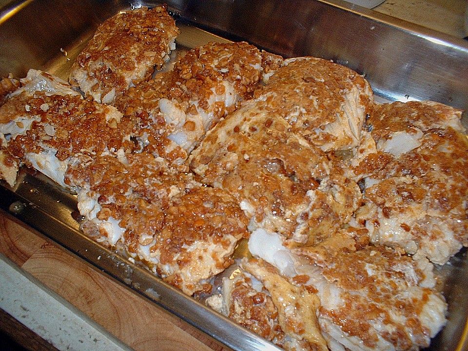 Kabeljau mit Sherryschaum und Paranüssen von simply| Chefkoch