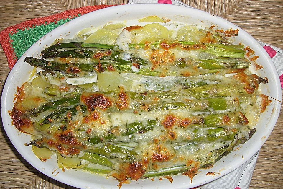 Kartoffel - Spargelgratin