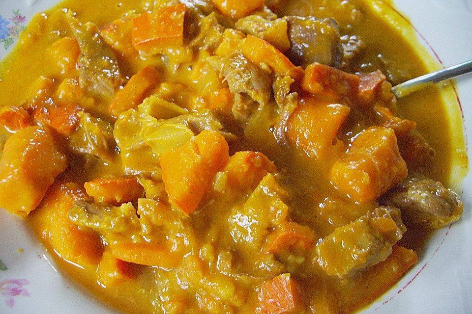 Kürbis - Lamm - Curry