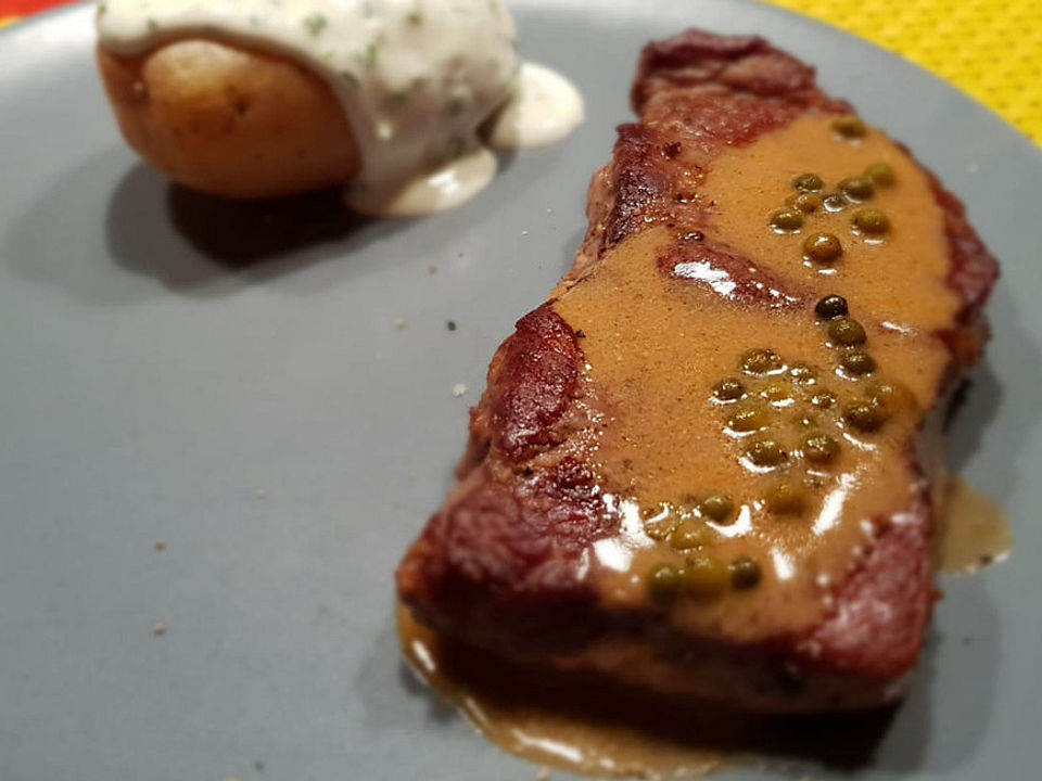 Steak in Pfeffersauce von sevenofnine65 | Chefkoch