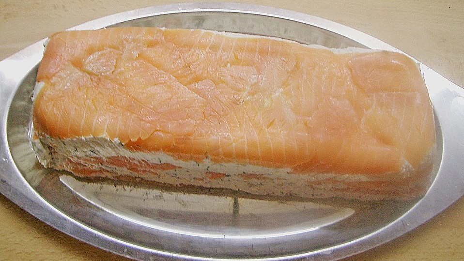 Lachsterrine mit Frischkäse Lachsterrine mit Frischkäse